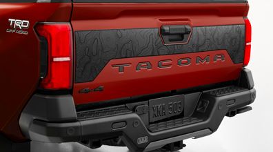 PT929-35249-02 - Genuine Toyota Tacoma Topo Graphics - Black on