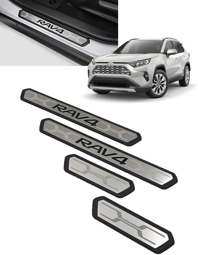 20192024 Toyota Genuine Toyota RAV4 Etched Stainless Steel Door Sill