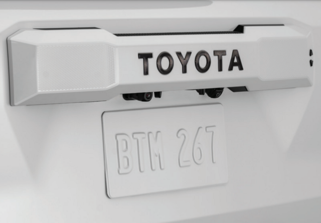 Genuine Toyota 2025 + 4Runner Gloss Black Tailgate Letter Inserts