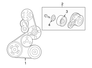 Genuine Honda Drive Belt Idler Pulley – 31180-RAA-A01 (2003-2015) OEM New