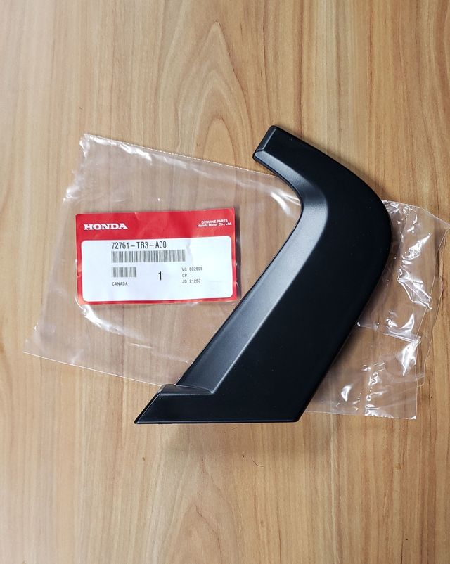 Genuine OEM Honda Rear Door Pillar Garnish – Driver Side – 72761-TF0-003 – Fits 2009-2013 Fit
