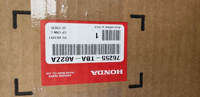 2016-2022 Honda 16-21 Honda Civic Left (driver) Mirror