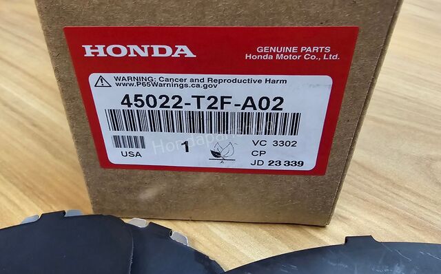Plaquettes De Frein Avant Pour Honda Accord 2.0 I 16V (1990-1993) - Réf 45022-SM4-A01 - Neuf