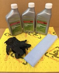 Honda Genuine MTF Manual Transmission Fluid Change Kit, 3 U.S.Qt/946ml w/Drain Plug Washers
