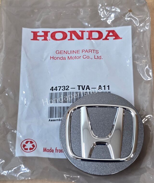 2018-2026 Honda (Qty 1) 18-24 Honda Accord 62mm Gray Wheel Center