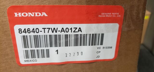 2016-2022 Honda HR-V 16-22 Honda HR-V Rear Inner Lining Panel