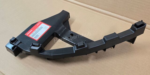 Front Passenger Side Bumper Bracket For 2006-2011 Honda Civic Coupe - Steel Black - 71140SVAA00