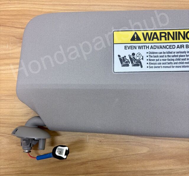 シルバー製装飾フレーム ネイビービロード生地裏地付き 2012 Honda Accord 12' HONDA ACCORD LEFT (DRIVER) Sun-Visor