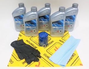 Honda Genuine 5W-20 Full Synthetic Oil Change Kit w/A02 Filter & Drain Washer