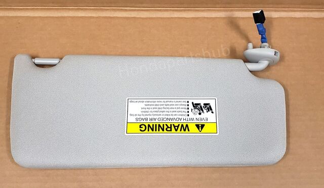 18-22 Honda Accord Left (Driver) Sun-Visor Platinum Gray*NH882L