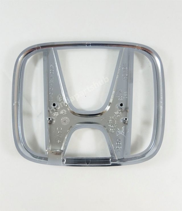 Front Grille Emblem For Honda Pilot 12-15, Odyssey 11-17, Ridgeline 12-14 - Silver OE 75700-TK8-A01