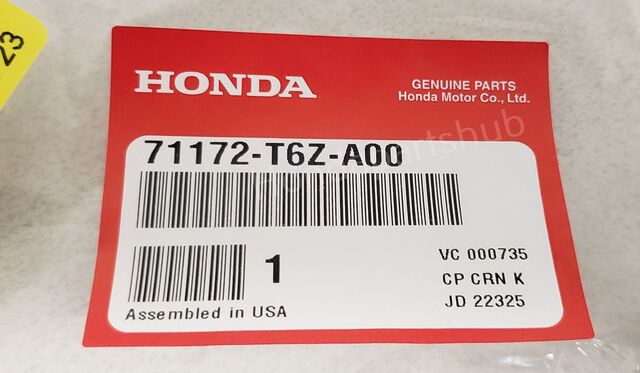 2021-2025 Honda 22-23 Passport, 21-25 RIDGELINE Right (passenger