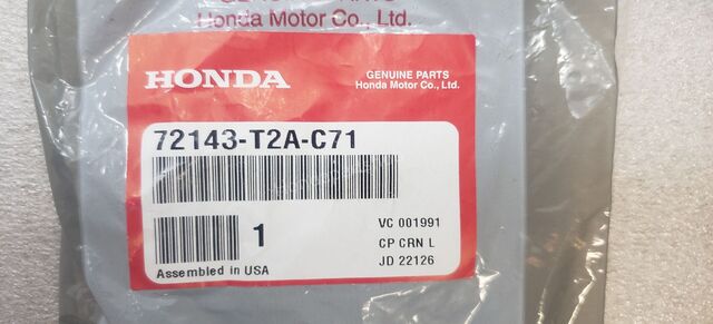 あえ 2013-2023 Honda 13-17 Honda Accord Right Front Door Handle End