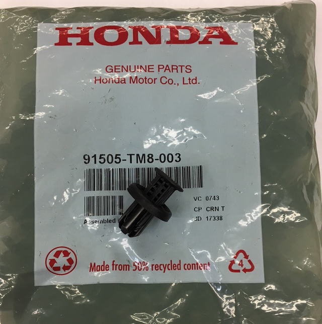 アクセサリー tm Genuine Honda Bumper Cover Clip 91505-TM8-003 | eBay
