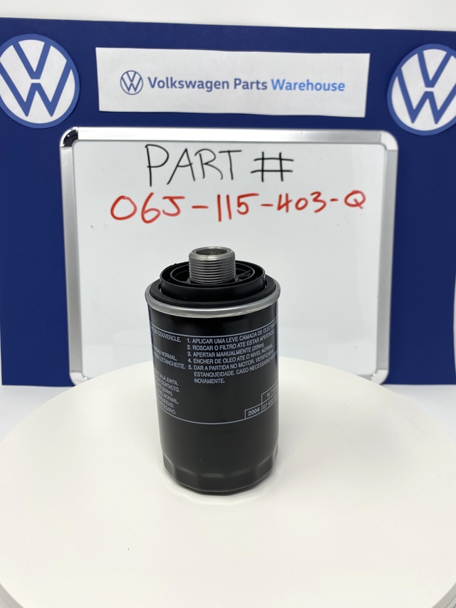 20082018 Volkswagen Oil Filter 06J115403Q volkswagenpartswarehouse