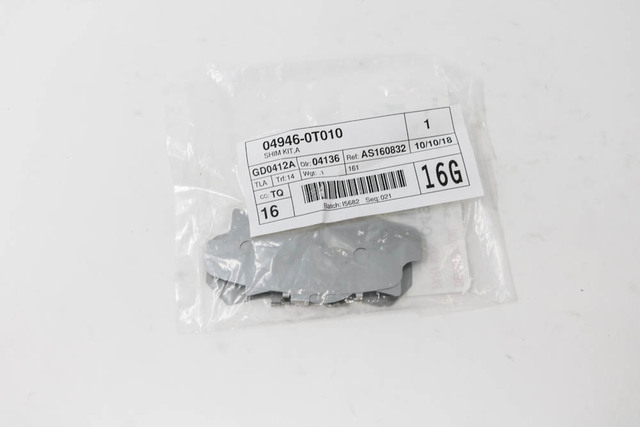 04946-0T010 - Disc Brake Pad Shim 2009-2015 Toyota Venza