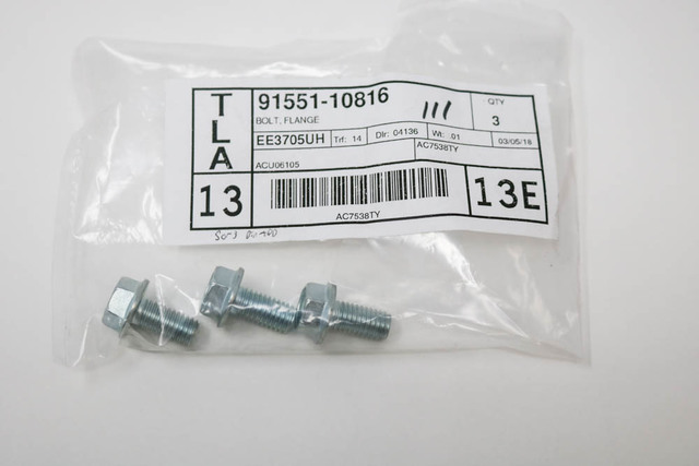 トヨタロンＴ 91551-10816 - Hinge Bolt 2007-2025 Toyota | Longo Toyota Parts
