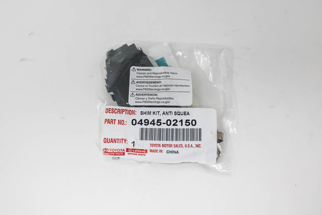 04945-02150 - Disc Brake Pad Shim 2009-2019 Toyota | Longo