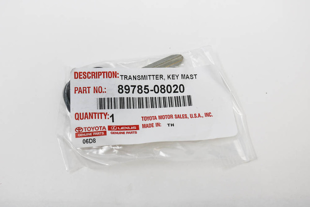89785-08020 - Transmitter, Transponder Key Master 2007-2009 Toyota