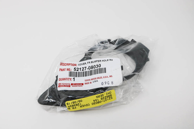 thumbnail image 2 of OEM Toyota Sienna Front Bumper Hole Cover - Passenger Side (2011-2016) - 52127-08020 2 of 6