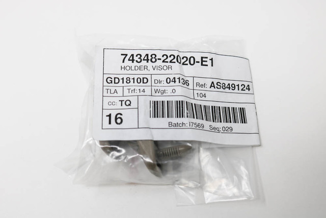 74348-22020-E1 - Visor Holder 1995-2004 Toyota | Longo Toyota Parts