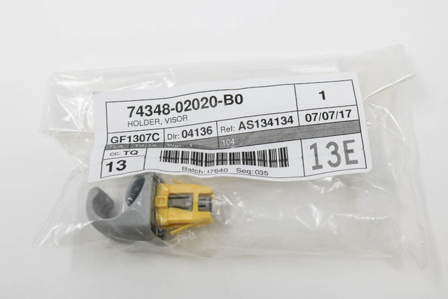 TOYOTA Genuine 74348-12040-B3 Visor Holder TOYOTA Genuine 74348-12040-B3 Visor Holder