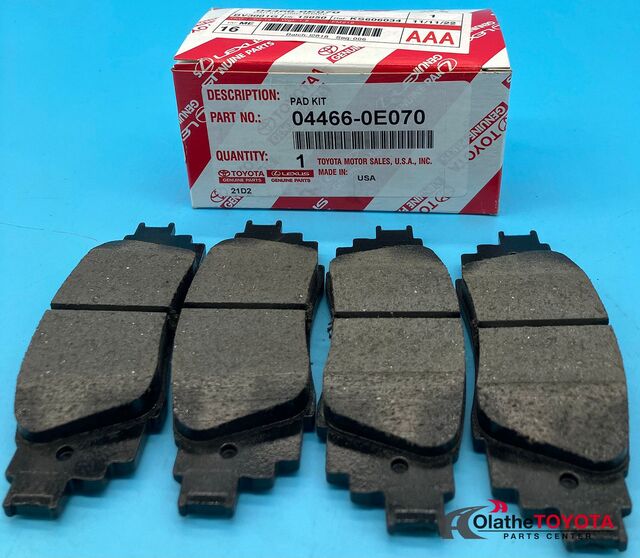 20182024 Toyota Disc Brake Pad Set Rear 044660E070 Toyota Parts Center
