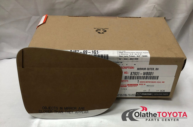 2016-2020 Toyota Door Mirror Glass (Right) 87931-WB001 | Toyota 