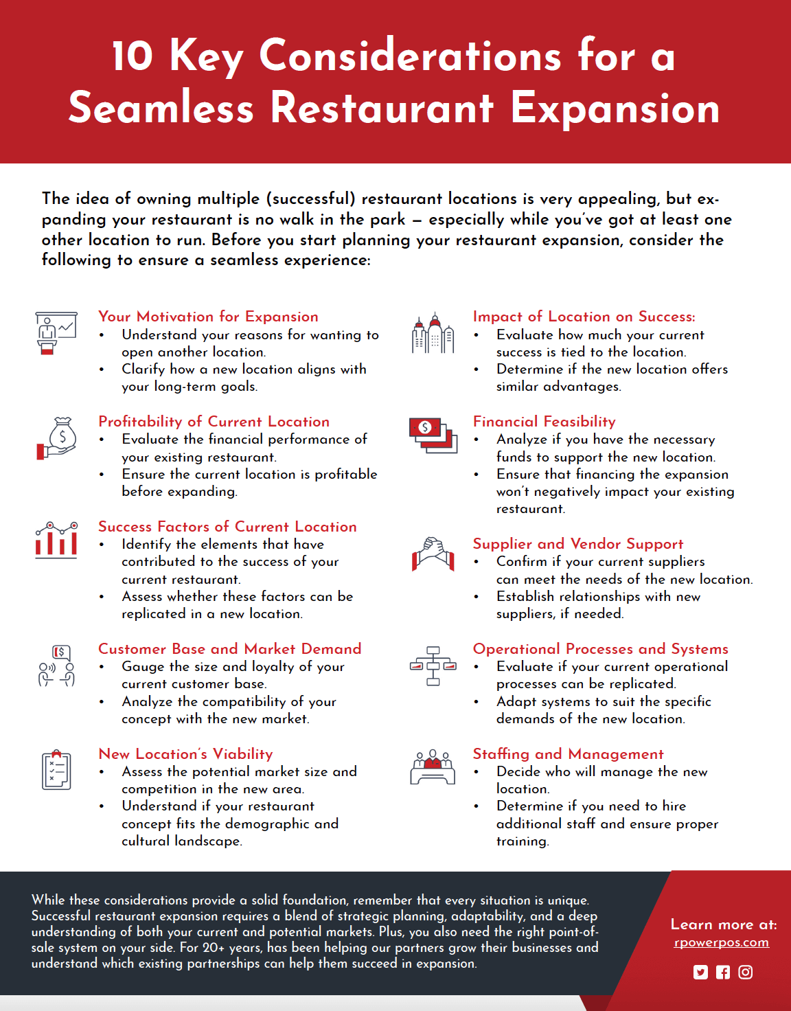 10 Key Considerations for a Seamless Restaurant Expansion