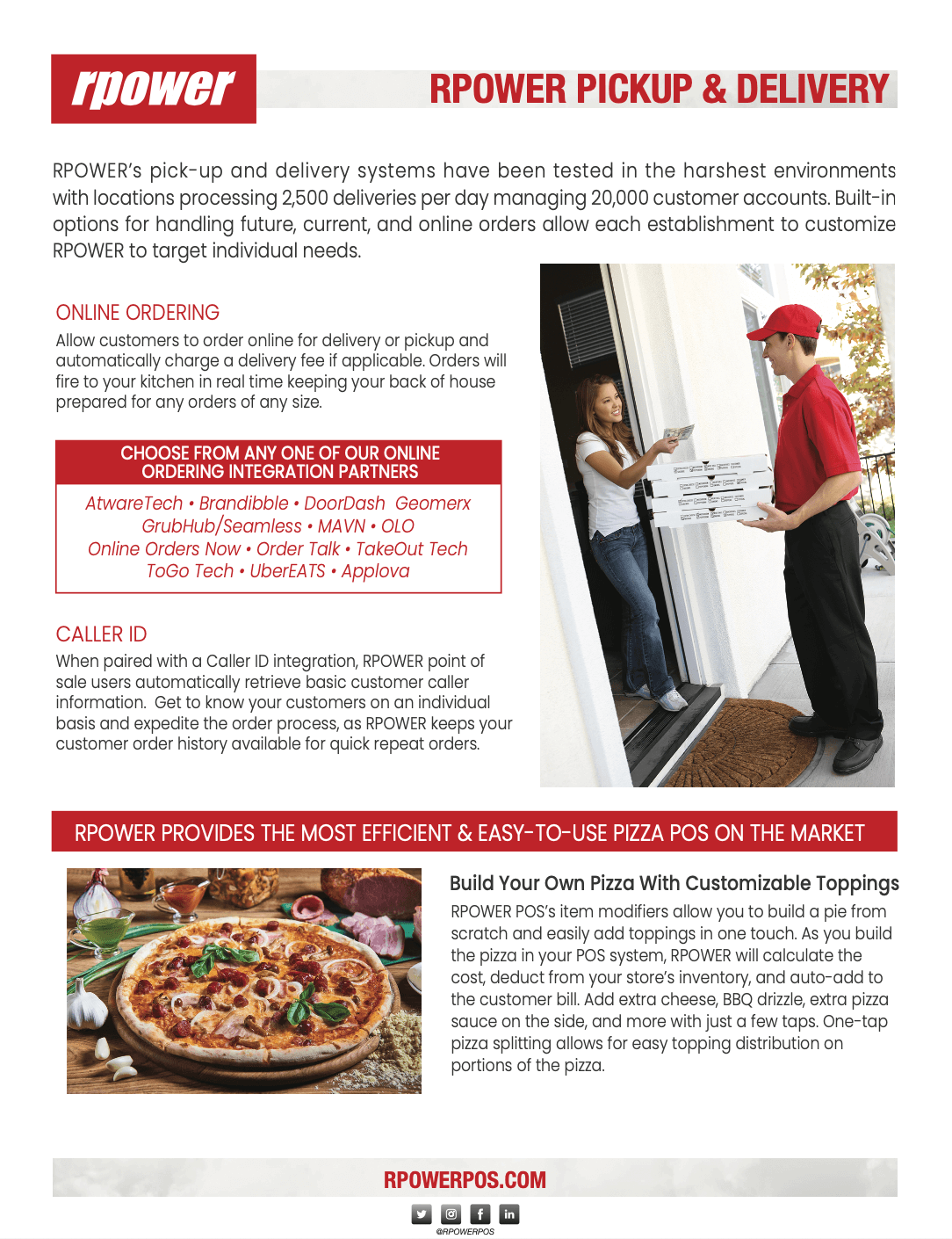 RPOWER Pickup and Delivery