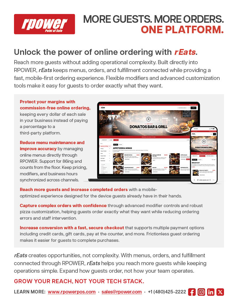 rEats Online Ordering by RPOWER