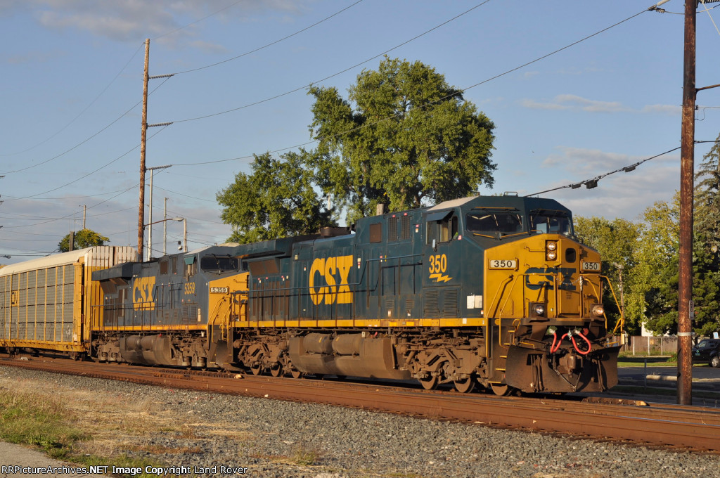 CSXT 350 On CSX Q 243 Eastbound
