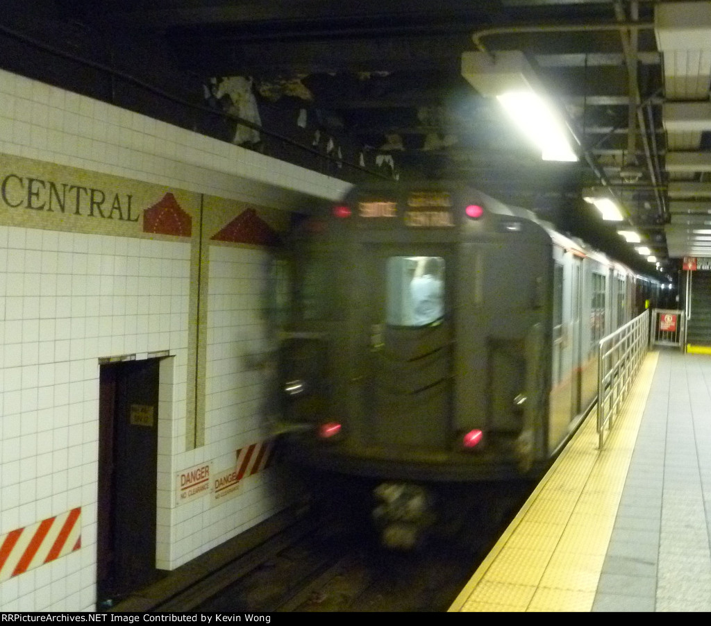 IRT R12 5760 (ACF 1948) on 42 Street shuttle service