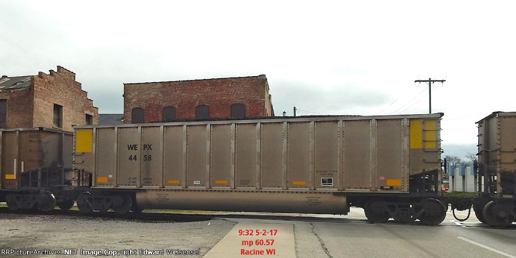 Twin-rotary gon mid-train with WEPX loads