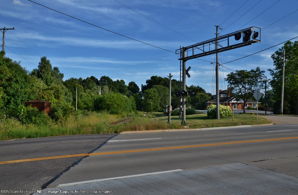 Looking south at Graham Rd.