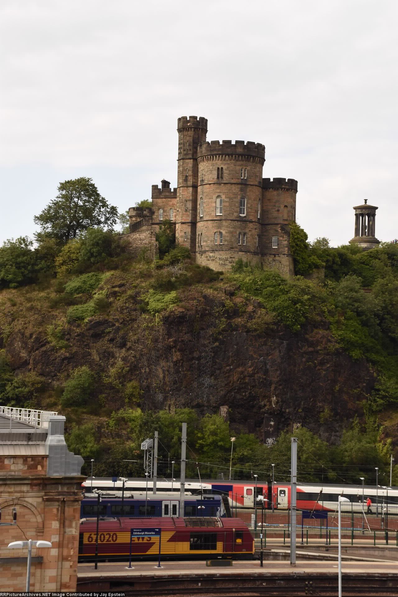 Trains and a castle