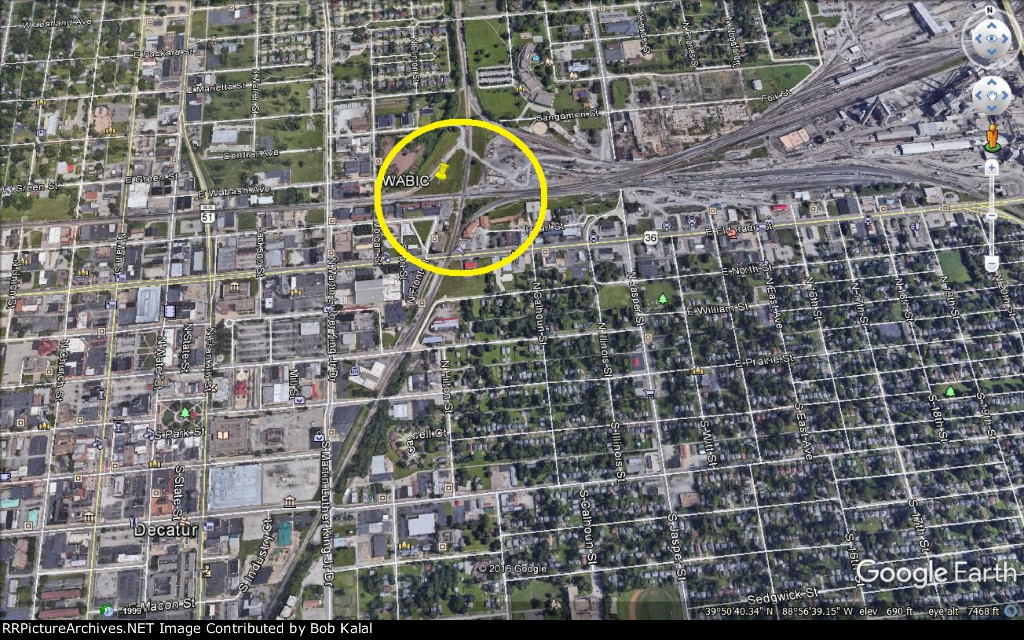 Decatur Il Overhead Map Decatur WABIC Aerial