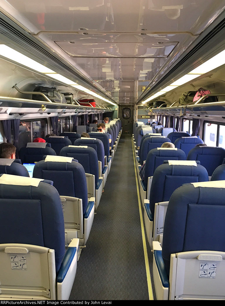 Interior of Pacific Surfliner Coach