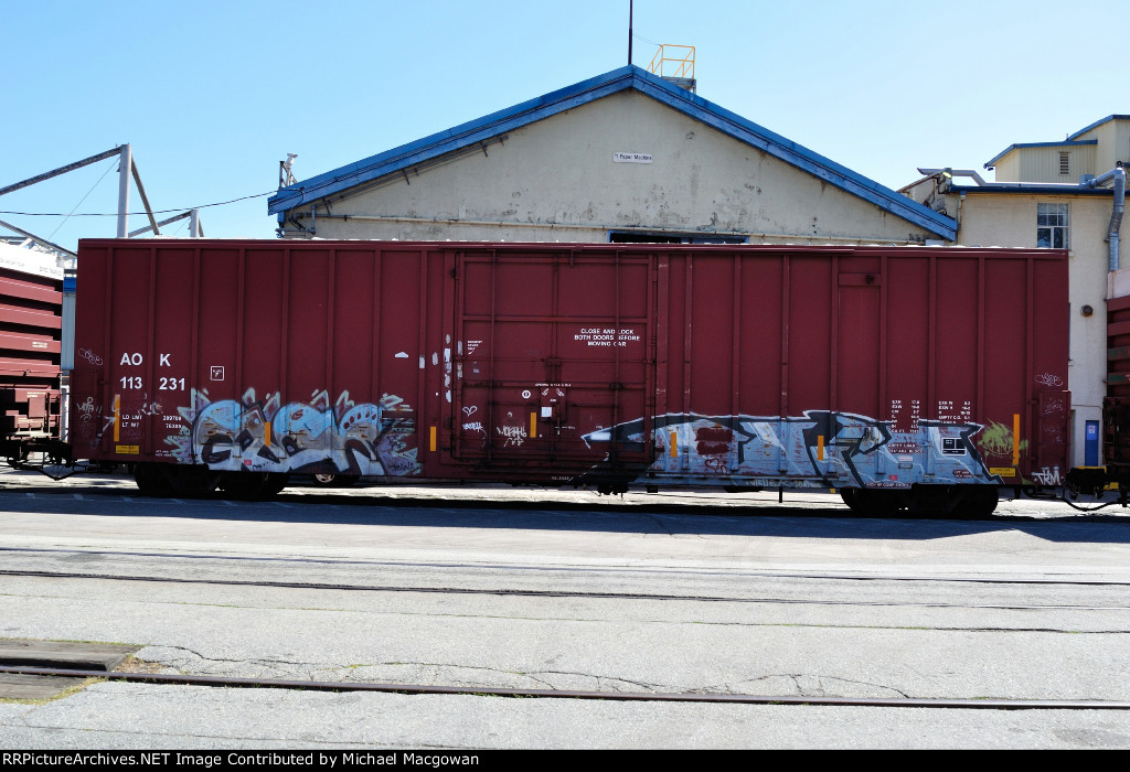 AOK 113231 60-9 ft Single Door Excess Height Boxcar (side B)