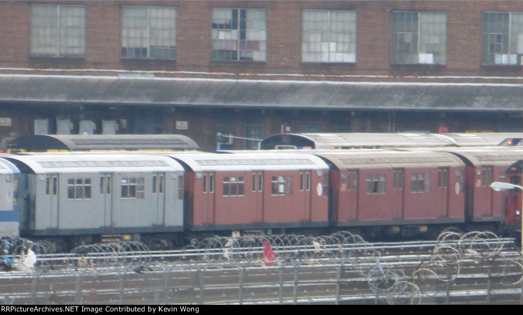 NYCT IRT Main Line R33s 9068, 9069 and R36 9543