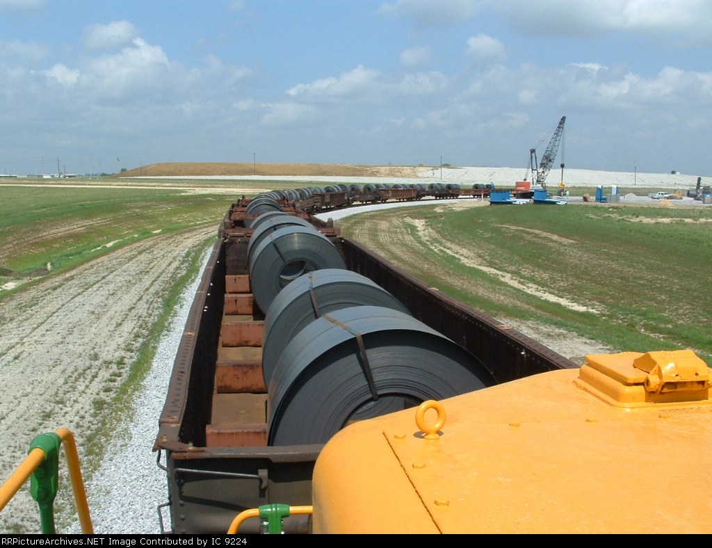 Temporary steel loading/unloading method - photo #5