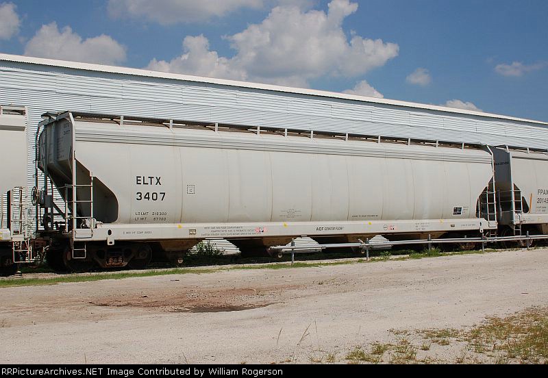 Soltex Polymer Corporation (ELTX) Covered Hopper No. 3407