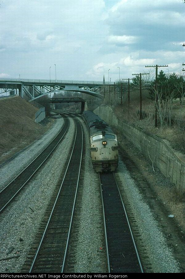 Southbound Metropolitan Transit Authority (New York) Commuter Train ...