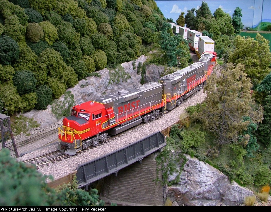 Stack Flaps Train BNSF Stack Train