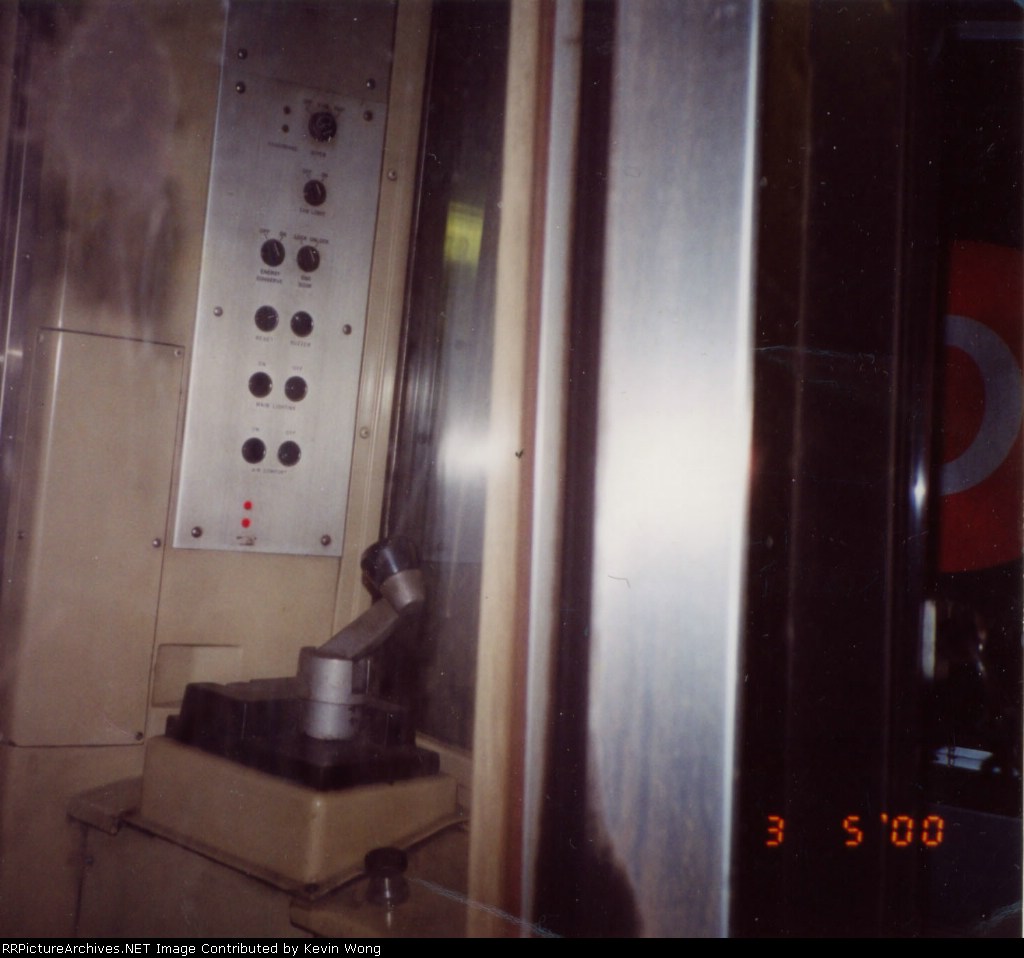 Cab of R68 subway car