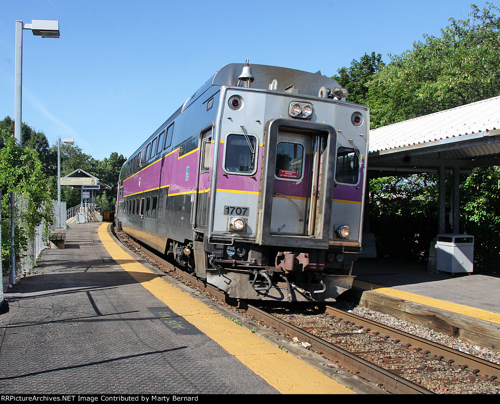 MBTA 1707, Tr 734, Franklin Line