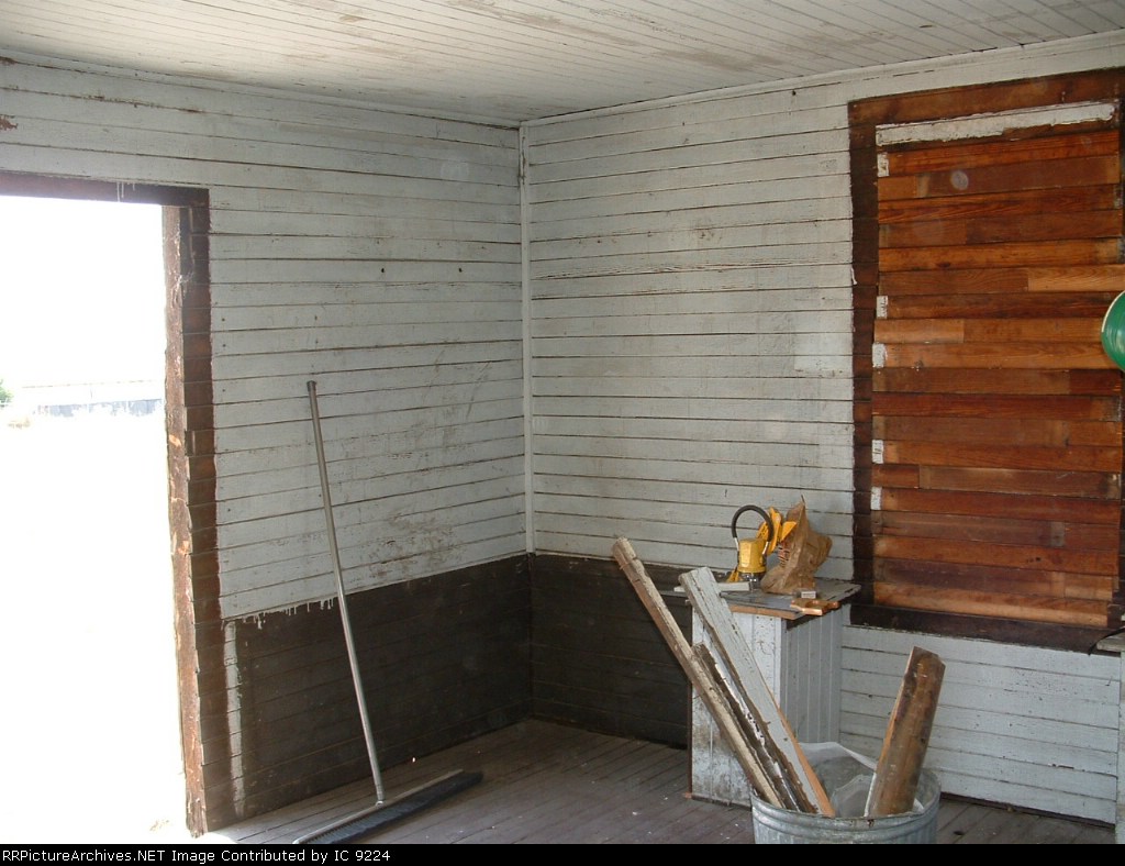 Inside looking southwest