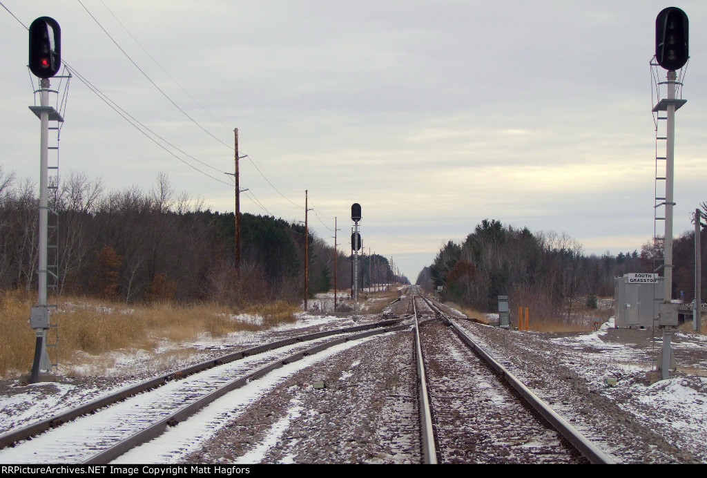 Southbound Block Signals, South Grasston