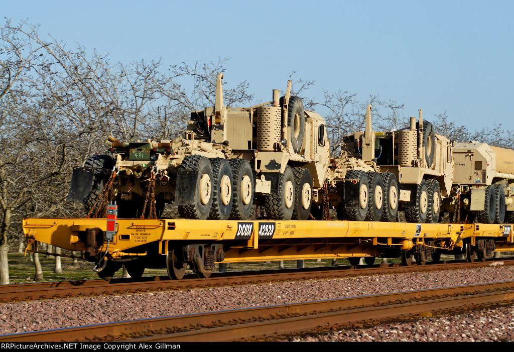 DODX 42528 Westbound, Military Loaded