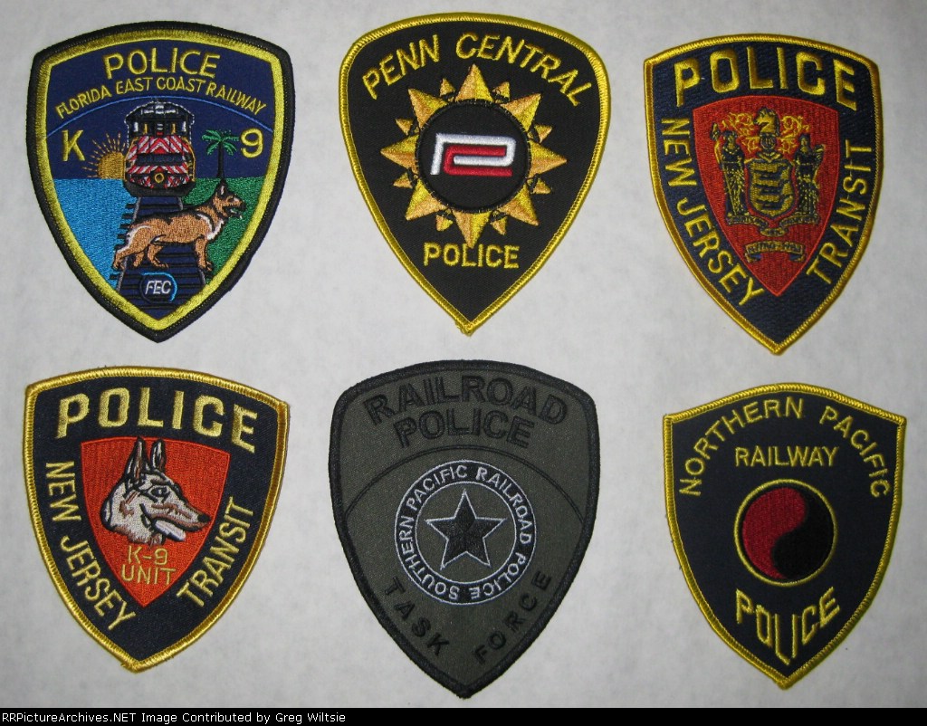 Railroad Police Patches